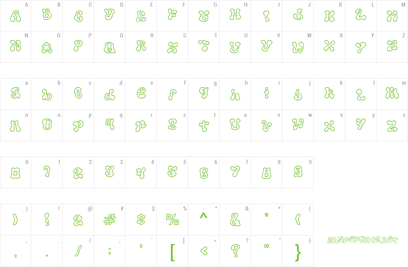 Font Regoofy preview